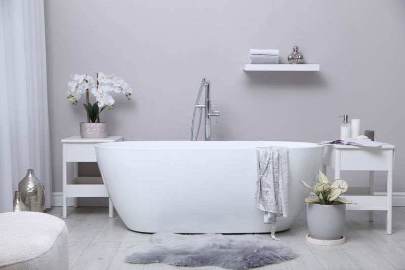 Elegant Bathtub with Accessories